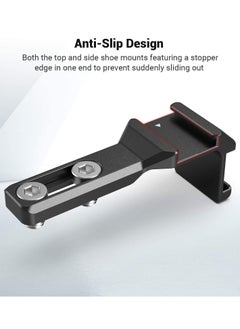 Y&D Camera Mount Adapter with Dual Cold Shoe Extension Hot Shoe, Universal Extended Bidirectional Cooling Device, Two-Way Accessory Monitoring Equipment Stand Accessories 2881  - Image 3