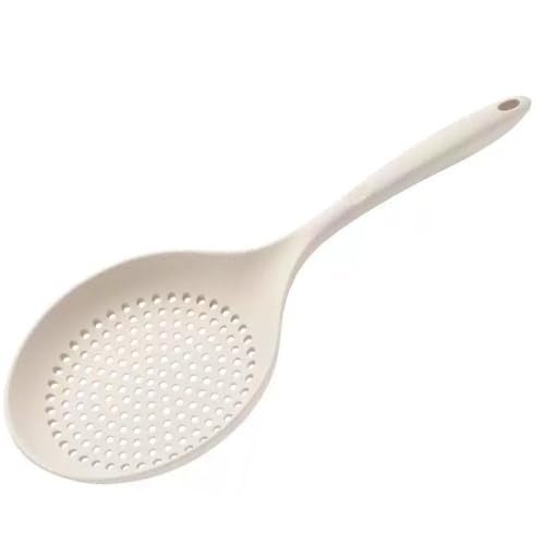 Armrouns Extra Large Skimmer Slotted Spoon, 14.5 inch Silicone Strainer Skimmer Ladle Spoon Spider for Cooking and Frying, Pasta Strainer Spoon Frying Kitchen Cooking Colander - Image 1