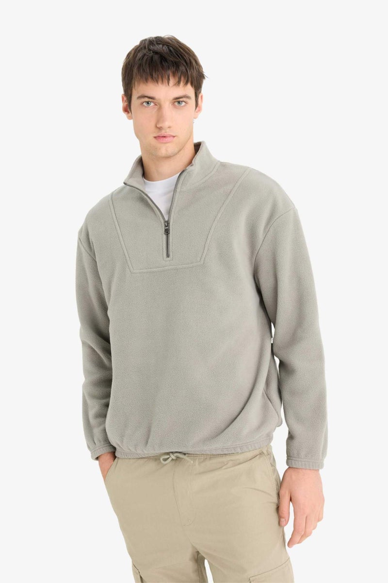 DeFacto Boxy Fit Printed Long Sleeve Sweatshirt - Image 4