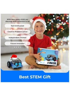 Makeblock Makeblock mBot Neo Coding Robot for Kids, AI Learning Robot Support Scratch & Python Programming, Robotics Kit for Kids Ages 8-12 and up, Building STEM Robot Toys Gifts for Boys Girls  - Image 3