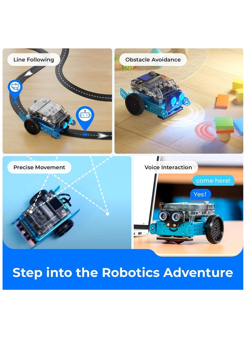 ميك بلوك - روبوت البرمجة Makeblock mBot Neo للأطفال، روبوت التعلم بالذكاء الاصطناعي يدعم برمجة Scratch وPython، مجموعة الروبوتات للأطفال من سن 8 إلى 12 عامًا وما فوق، ألعاب روبوت STEM هدايا للأولاد والبنات - Image 1