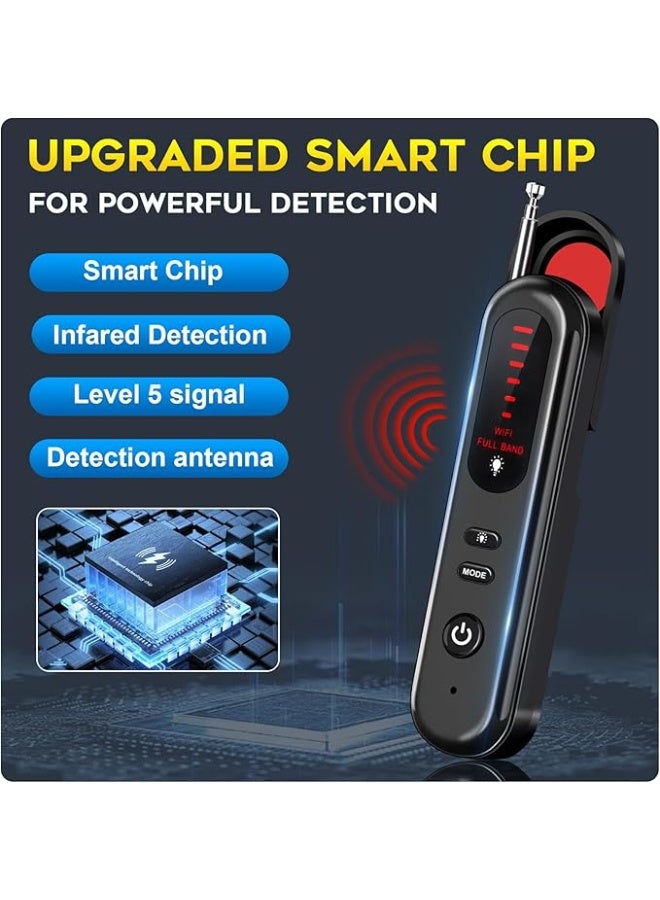 Generic Portable Hidden Camera Detector, Bug Detector, GPS Finder, Anti Spy Wireless Signal Scanner, Infrared Camera Detector, Listening Device Detector for Home,Office,Travel,Car - Image 5