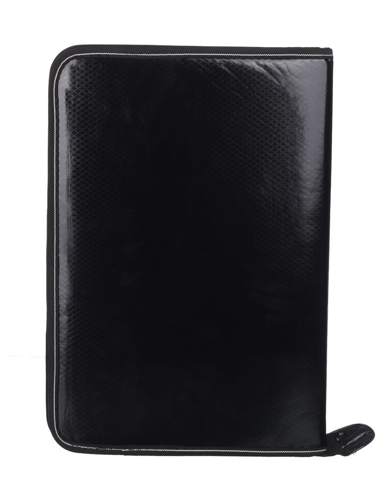 KAANUKA PU Leather Executive Portfolio File Folder – Legal Size Document Holder with 20 Leafs/Pockets, Certificate Organizer, Professional Zip File for Office, School & Business Use - Image 3
