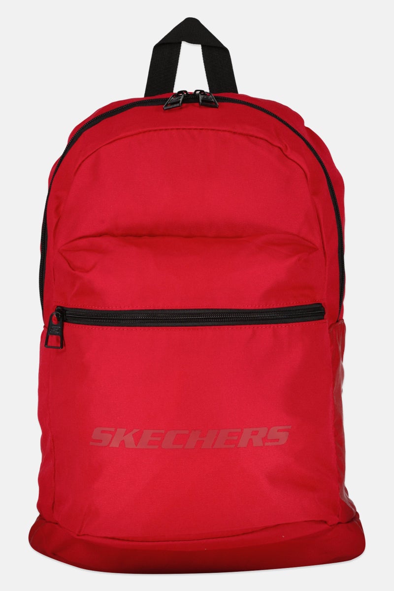 SKECHERS Women Brand Logo Backpack 33 H x 29 L x 15 W cm, Red  - Image 1