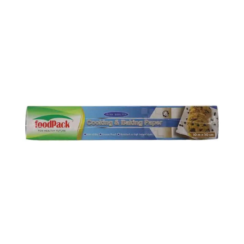 Foodpack ورق الطهي والخبز من فودباك - ورق خبز غير لاصق - 10م × 30سم - Image 1