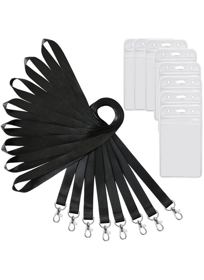 Lanyards With Id Badges Holder 8 Pack Black Lanyard With Id Badge Holder Neck Lanyard For Keys Id Card Holder - pzsku/Z225AEF2B0C5A77BCD808Z/45/_/1720702613/93ebb6d7-3eb1-49a5-95c7-993d5c0e3942