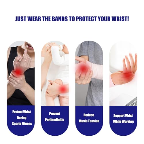 ZHENAN 2 Pack Breathable Sports Band for Men- Sweat Free Knit Wrist Band for Basketball, Badminton, Gym, Tennis, Volleyball - Flexible Joint Protection for Workouts - Image 5