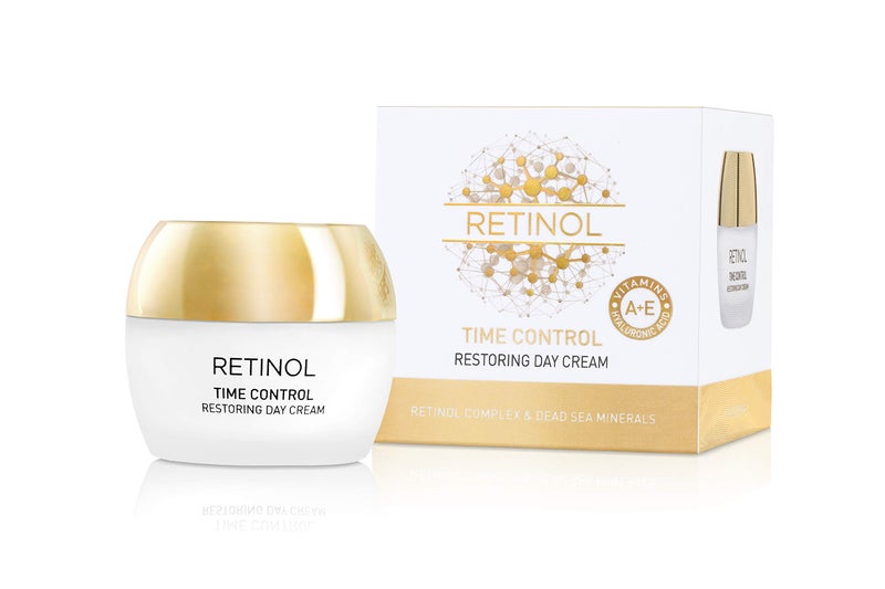Retinol Time control Restoring Day Cream- Moisturizes & Hydrates Skin, Restoring Antioxidants, Smoothing The Appearance of Fine Lines and Wrinkles, Promoting Skin Natural Elasticity. 1.7 fl.oz