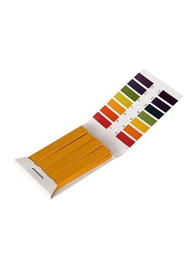 Chabeia 80 PC PH test paper-1-14 PH Alkaline Acid Test Paper,  Water Litmus Testing Kit (1 pack) - Image 1