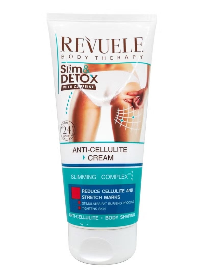 Revuele Slim & Detox Anti-Cellulite Cream with Caffeine, 200ml - Image 1