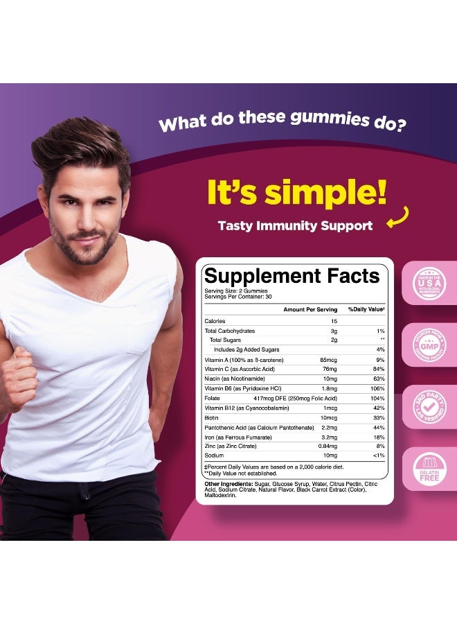Phytoral Iron Gummies for Adults - Grape Flavor - Image 3