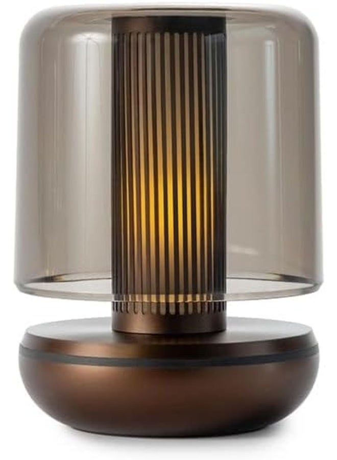 Humble Firefly Rechargeable Table Lamp – Portable LED Mood Light, Dimmable, Wireless, USB-C Charging, Indoor/Outdoor Use, IP65 Waterproof – Bronze/Smoked - Image 2
