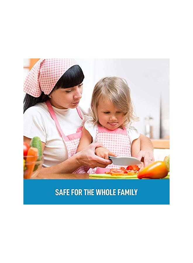 PROMASS Kids Knife Set for Cooking and Cutting Fruits, Veggies Cake Perfect Starter Knife Set for Little Hands in the Kitchen Nylon Knife Fun Safe Lettuce Knife for Kids Children, 3-Piece (Blue) - Image 3