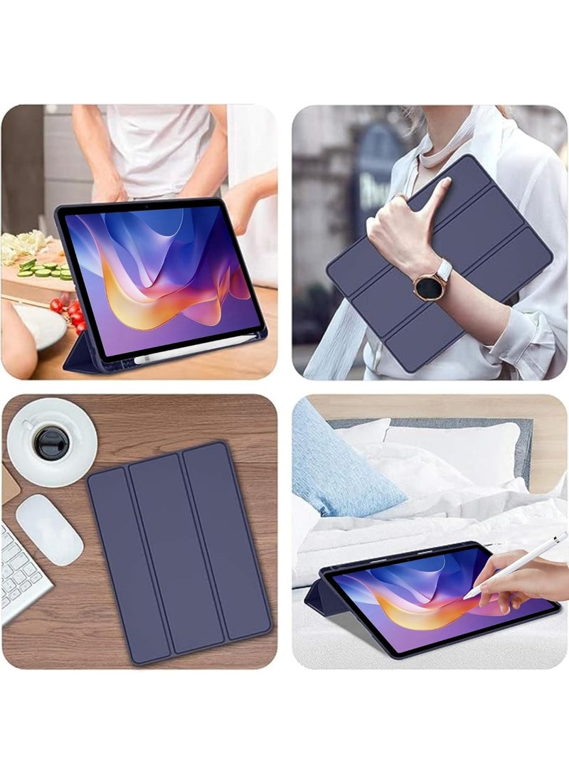 Case for Xiaomi Redmi Pad 2 11 inch Tablet Trifold Smart Stand Cover (Blue) - Image 4