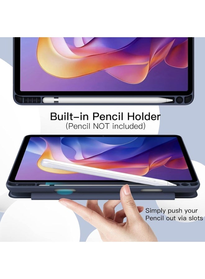 Case for Xiaomi Redmi Pad 2 11 inch Tablet Trifold Smart Stand Cover (Blue) - Image 2