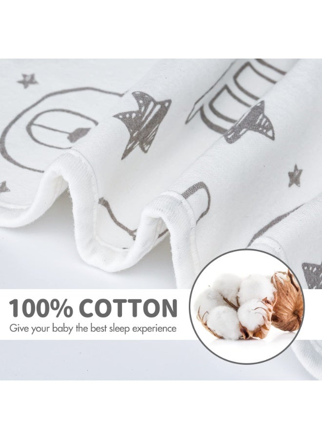 Mr. Penda 1Pcs Baby Swaddle Blanket Sleeping Bag with 2-Way Zipper, Newborn Wearable Sleeping Bag Fit Sedative Startle Reflex Better Sleep, Suitable for Baby Girls and Baby Boys From 0-6 Months - Cars & Bears - Image 3