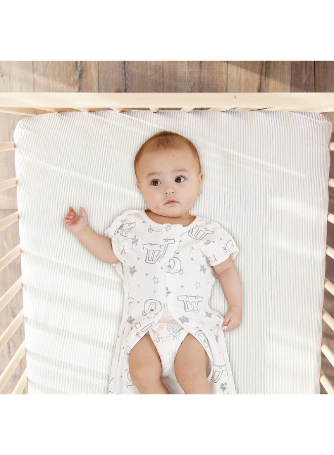 Mr. Penda 1Pcs Baby Swaddle Blanket Sleeping Bag with 2-Way Zipper, Newborn Wearable Sleeping Bag Fit Sedative Startle Reflex Better Sleep, Suitable for Baby Girls and Baby Boys From 0-6 Months - Cars & Bears - Image 5