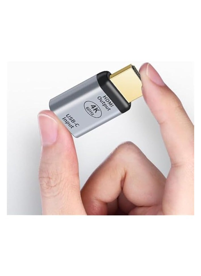 erorex USB C to HDMI Adapter, USB-C Type C Female Source to HDMI Sink HDTV Adapter, 4K 60hz 1080p,Suitable for Phone Laptop Tablet  - Image 2