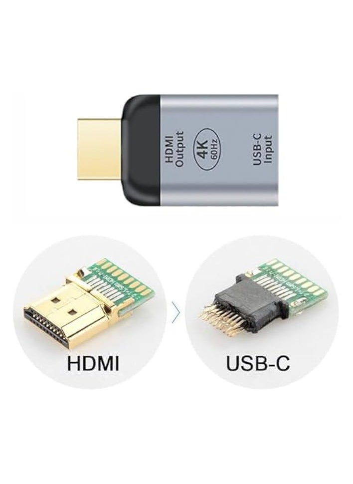 erorex USB C to HDMI Adapter, USB-C Type C Female Source to HDMI Sink HDTV Adapter, 4K 60hz 1080p,Suitable for Phone Laptop Tablet  - Image 3