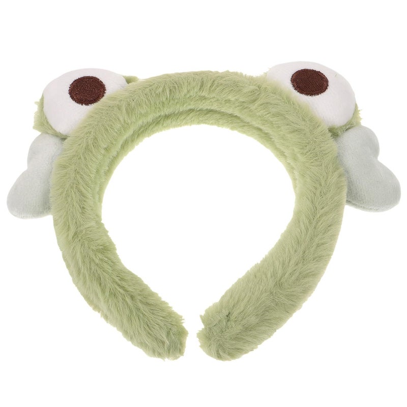 Soft Velour Frog Face Headband for Women Skincare Washing Bath Spa - Image 2