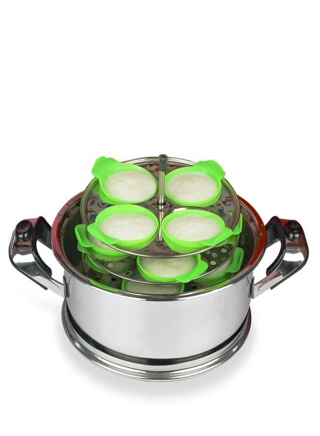 LEMBOSE Premium Silicone Idli Maker Liners – 8pcs Non-Stick Idly Moulds | BPA-Free Food Grade | No Greasing | Dhokla, Cupcake, Muffin Tray | Microwave, Oven & Dishwasher Safe - Image 5