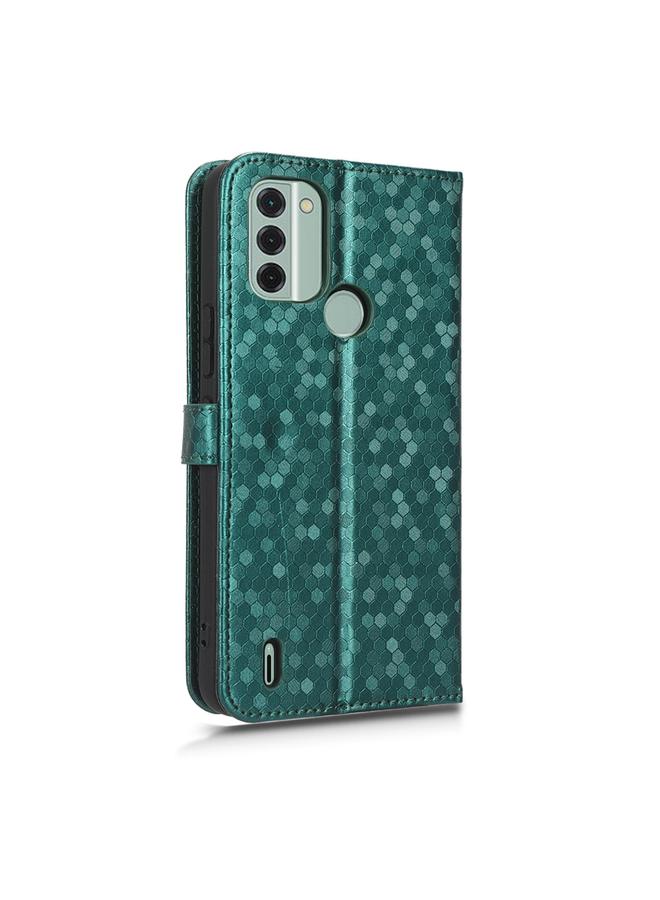 S-TOP Case For Nokia C31 Honeycomb Dot Texture Leather Phone Case - Image 3