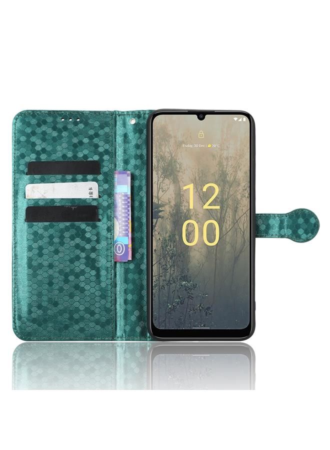 S-TOP Case For Nokia C31 Honeycomb Dot Texture Leather Phone Case - Image 4