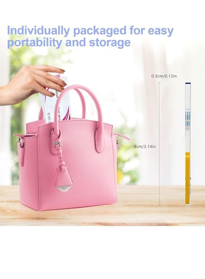 مجموعة توقع الإباضة، 10 قطع، شرائط اختبار الإباضة، لاختبار الإباضة، جهاز مراقبة الخصوبة، اختبار الحمل، سهل الاستخدام، عبوة فردية. - Image 3