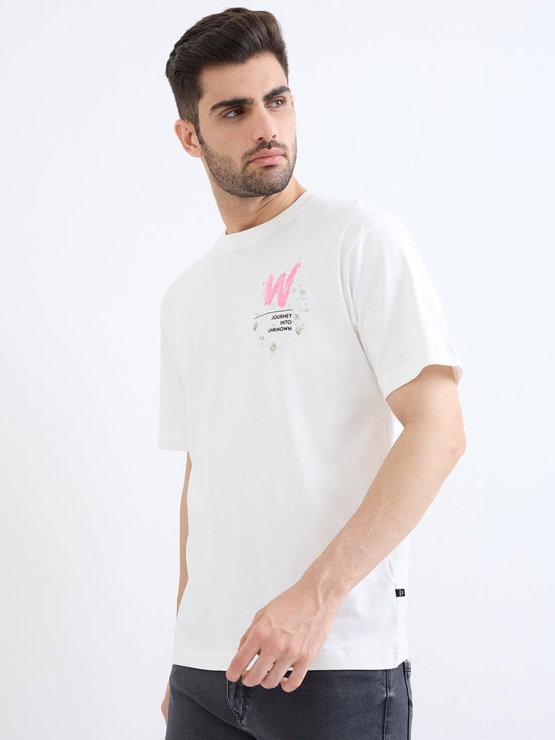 STATUS QUO Back Print White Oversized T-shirt - Image 2