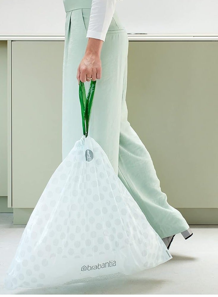 Brabantia Size G 23 -30L  Pack of 3 Bin Liners (20 Bags per Roll) Total in 60 Bags - Image 2