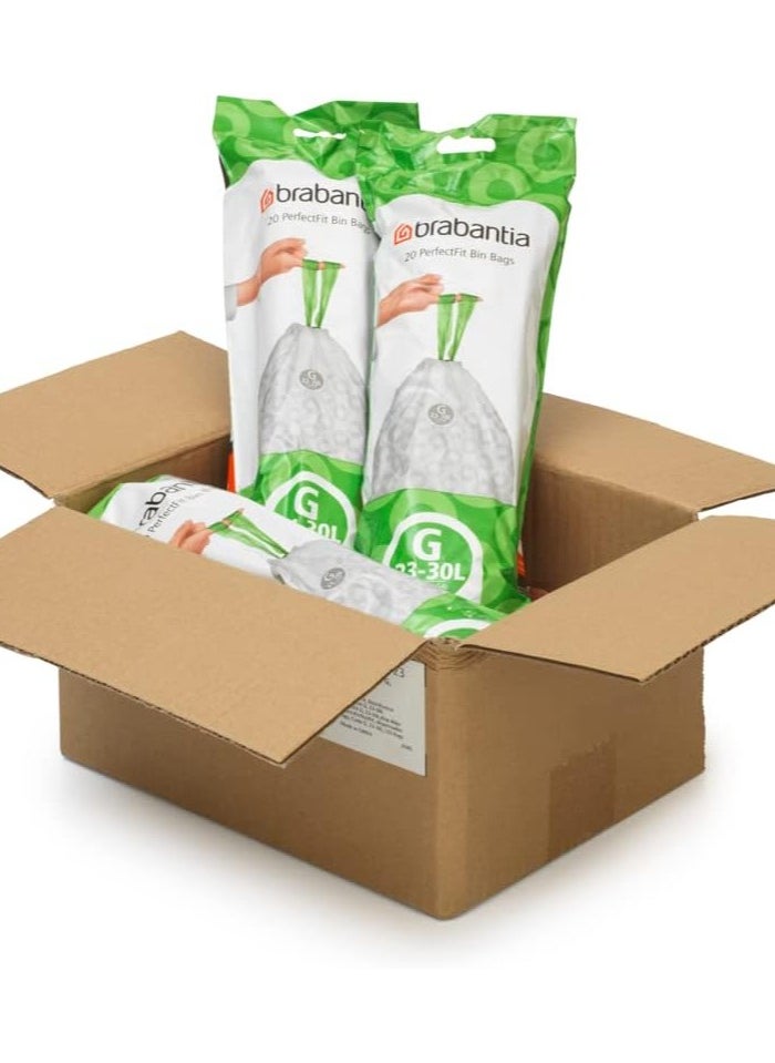 Brabantia Size G 23 -30L  Pack of 3 Bin Liners (20 Bags per Roll) Total in 60 Bags - pzsku/Z225B9D0E55EA52AD23A6Z/45/_/1718385851/55fb715c-b9c4-42a9-a40a-a4260e3e43e7