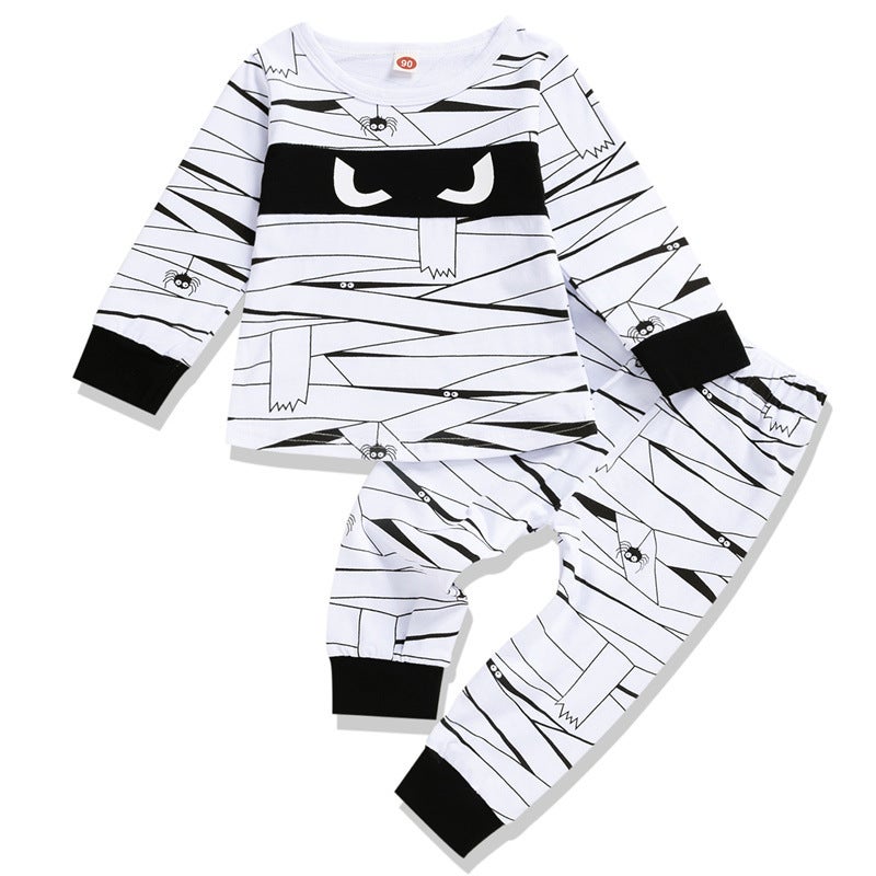 Boys Cute Mummy Costume Set 2023 Halloween Outfit AZ100728 