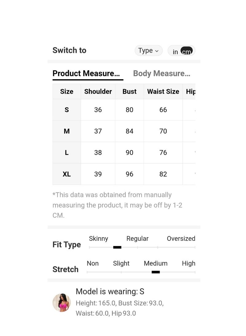 SHEINNew Women's Elegant Metal Buckle Big Sleeve Design Bodycon Mini Dress - Image 5