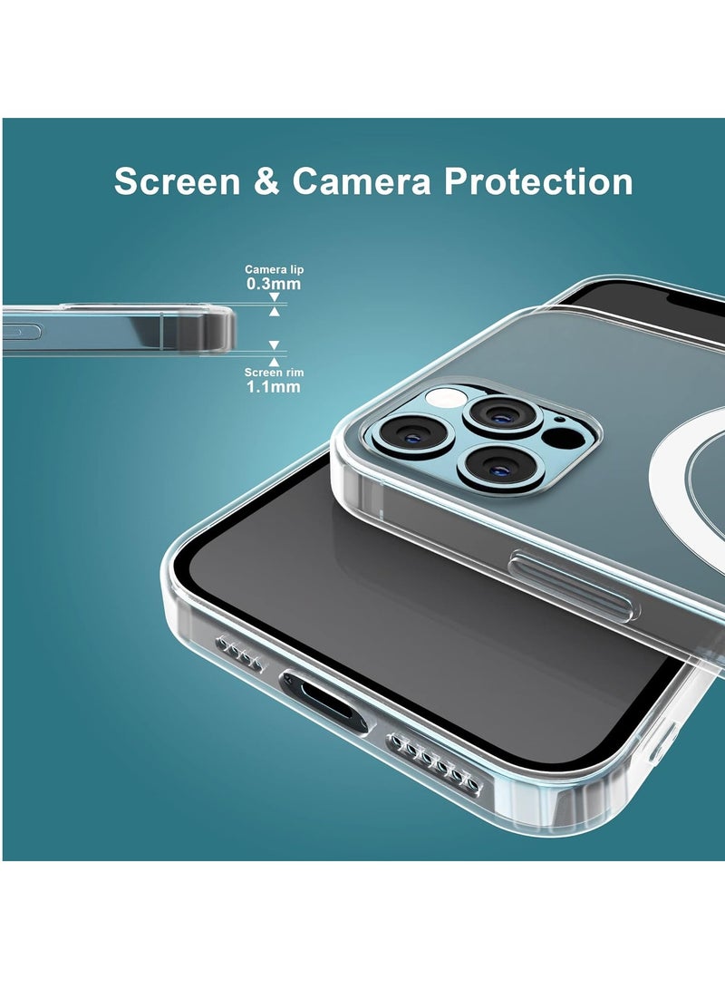 Compatible for iPhone 12 Pro Max Clear Case with 4 Corners Built-in Protective Cushion Anti-yellow Anti-collison Tansparent Cover for Apple iPhone 12 Pro Max 6.7 inch  - Image 5