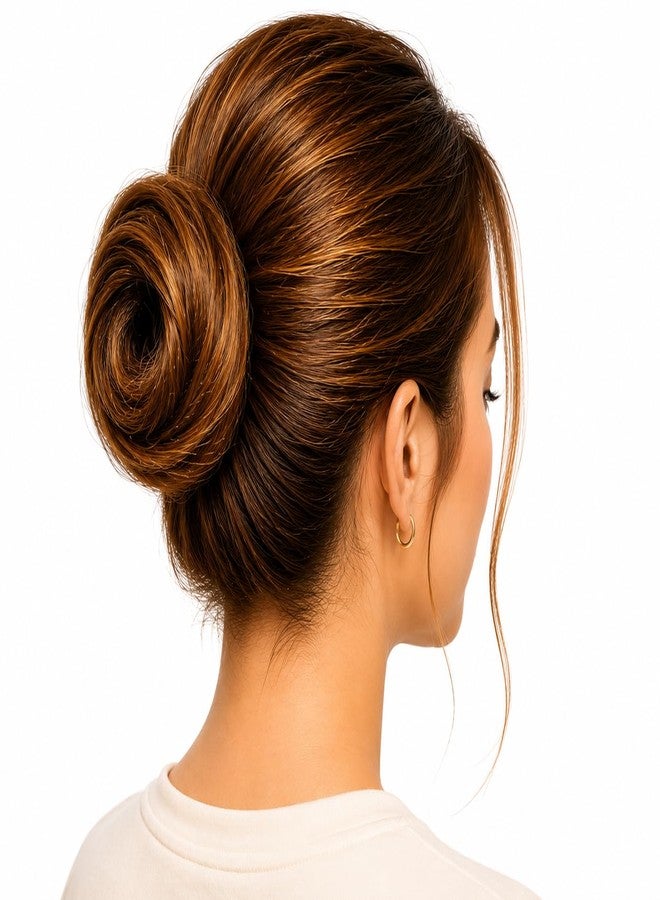 EL SMO Real Human Hair Scrunchie Extension, Blonde, 25g, for Daily, Party, and Wedding Hairstyles - Image 4