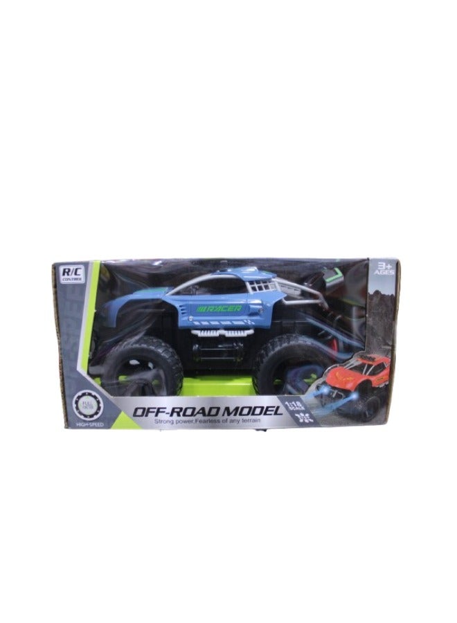 حديقة الألعاب سيارة سباق بتحكم عن بُعد للأطفال – سيارة دفع رباعي عالية السرعة مع عجلات كبيرة وجهاز تحكم - Image 3