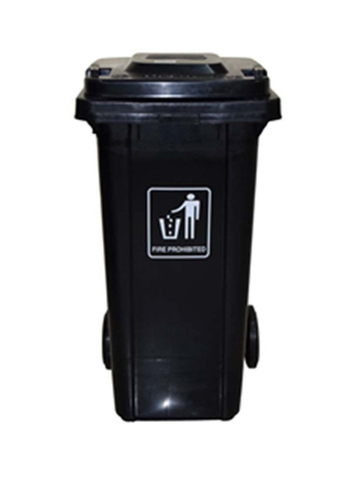 AKC AKC Plastic Garbage Bin 120 Liters Black 