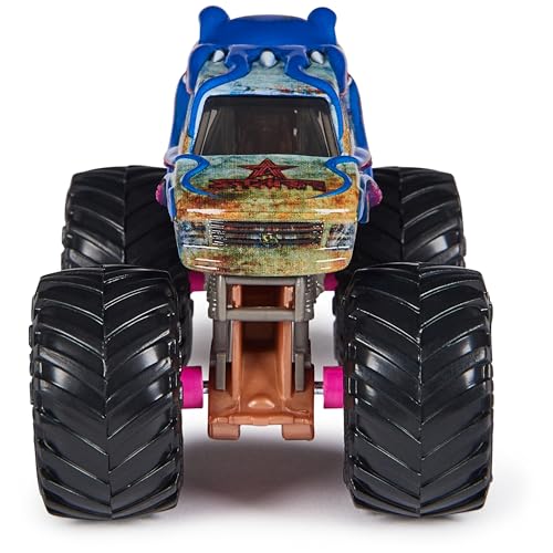 Monster Jam, Official Kraken Monster Truck, Die-Cast Vehicle, 1:64 Scale, Kids Toys for Boys Ages 3 and up - Image 4