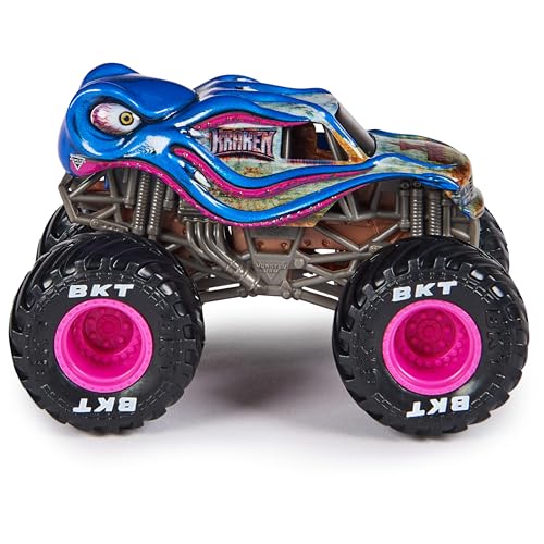 Monster Jam, Official Kraken Monster Truck, Die-Cast Vehicle, 1:64 Scale, Kids Toys for Boys Ages 3 and up - Image 2