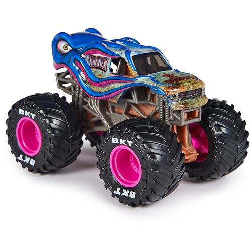 Monster Jam, Official Kraken Monster Truck, Die-Cast Vehicle, 1:64 Scale, Kids Toys for Boys Ages 3 and up - Image 3