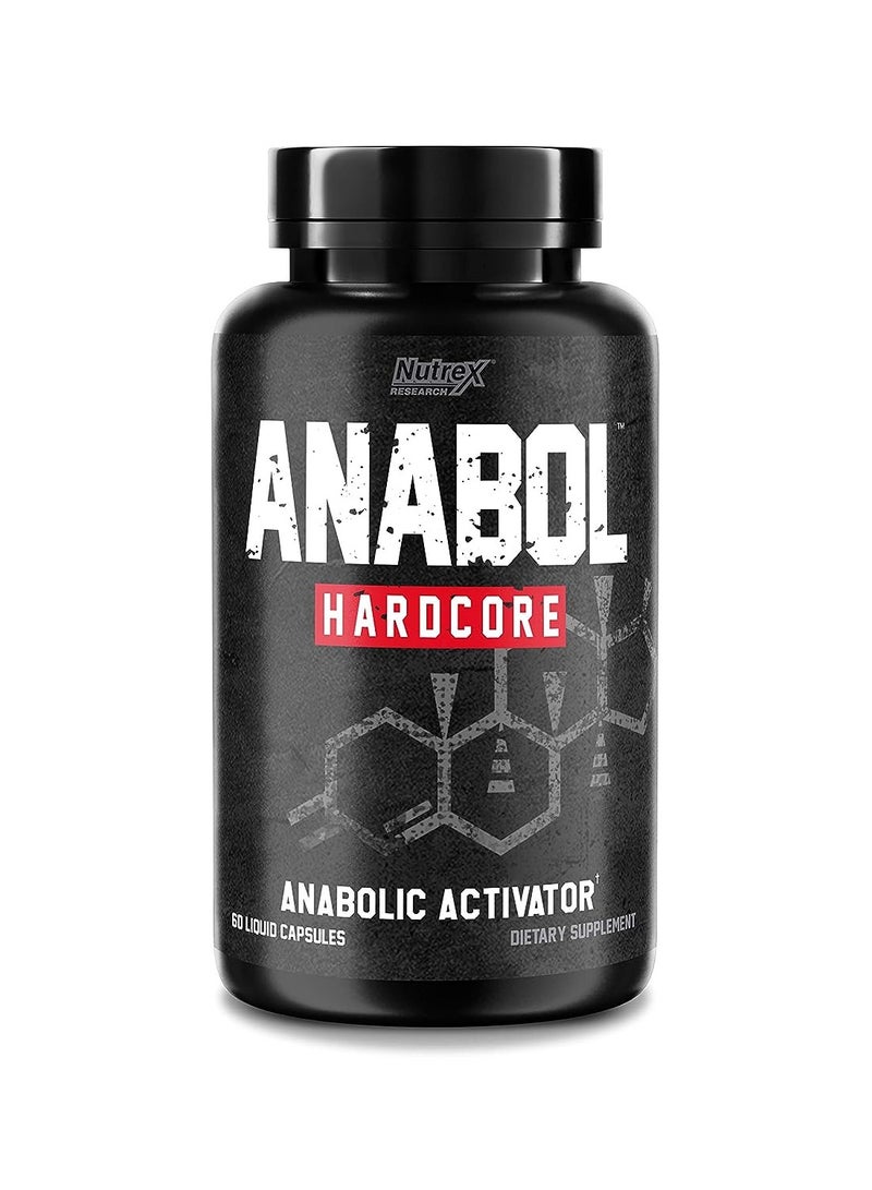 Nutrex Research Anabol Hardcore Anabolic Activator 60 Capsules - Image 1