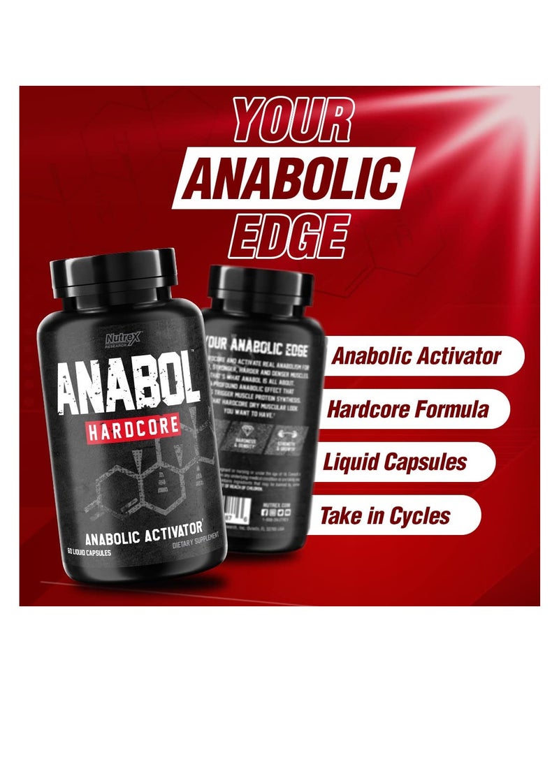 Nutrex Research Anabol Hardcore Anabolic Activator 60 Capsules - Image 3