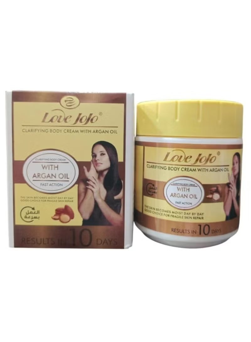 Love Moisturizing skin cream with argan oil