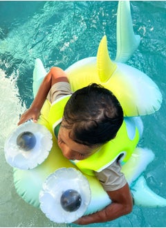 SUNNY LIFE Kids Swim Ring Salty the Shark | Inflatable Pool Float for Kids | Shark-Themed Swimming Ring | Fun Water Toy for Children | Kids Pool Ring Multi-Color  - Image 1