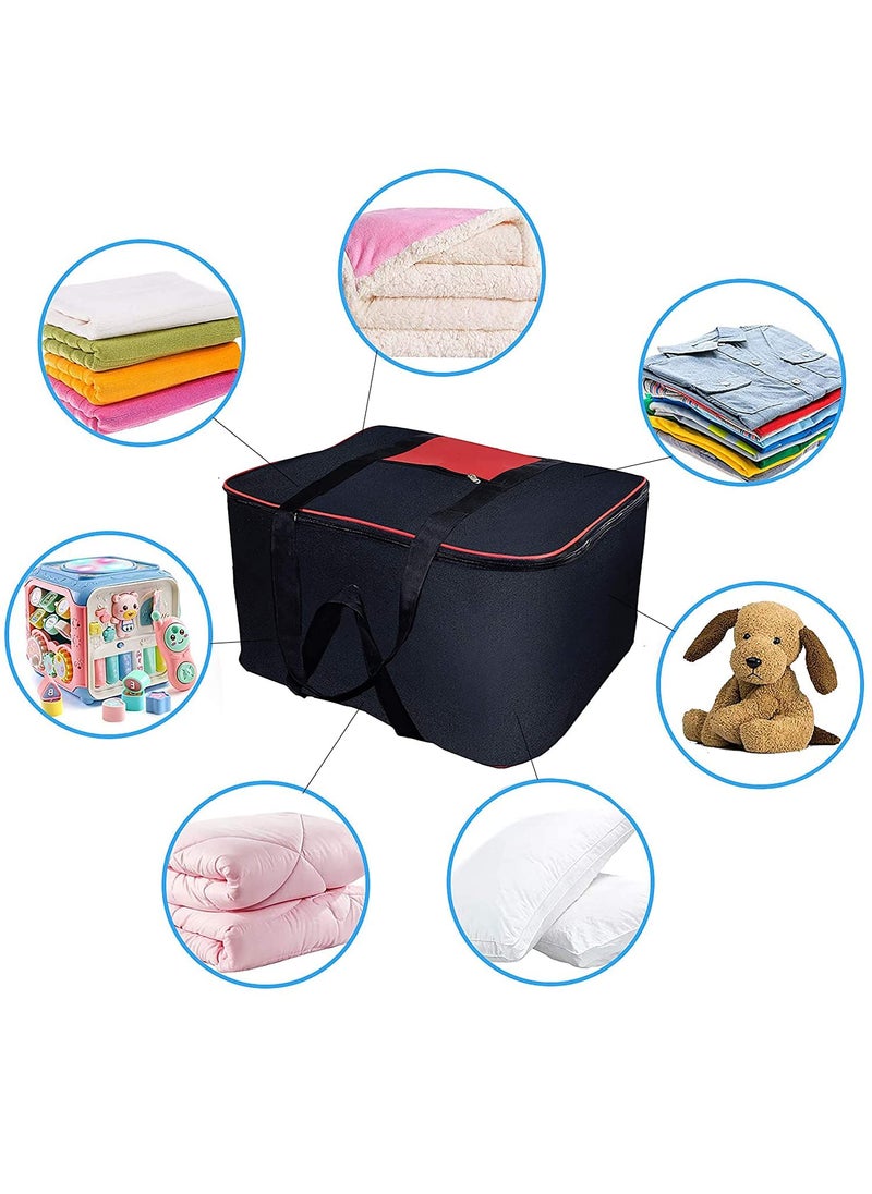 AI ANKIT INTERNATIONAL ANKIT INTERNATIONAL Pack of 6 Storage Bag NonWoven Large Size Underbed Storage Bag For Clothes Size 24 x 18 x 14 Inches  - Image 5