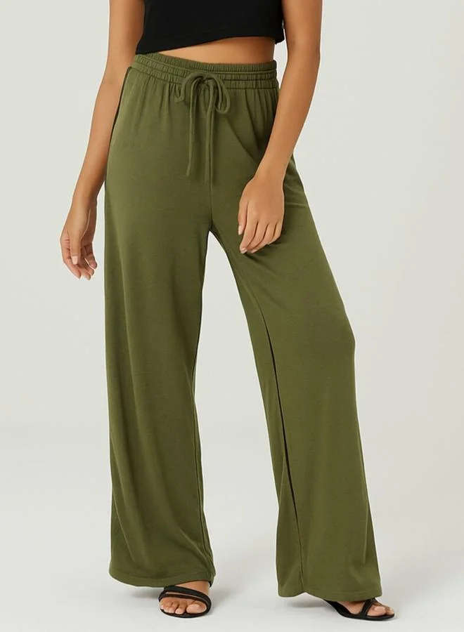 بوز Pause Women Olive Relaxed Fit Joggers
