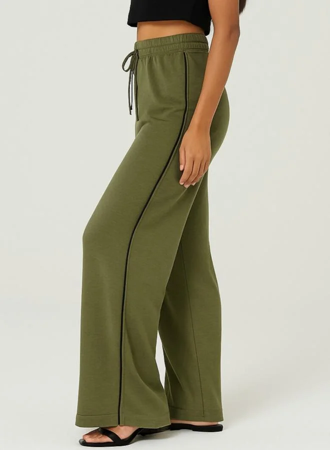 PAUSE Pause Women Olive Relaxed Fit Joggers