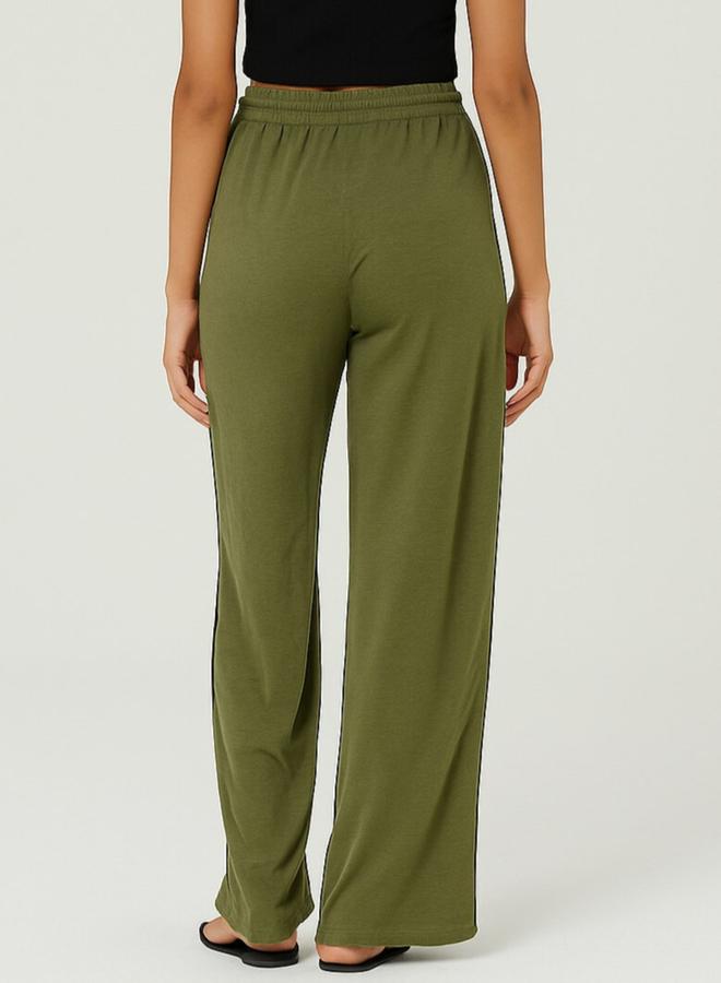 PAUSE Women Olive Relaxed Fit Joggers - Image 2
