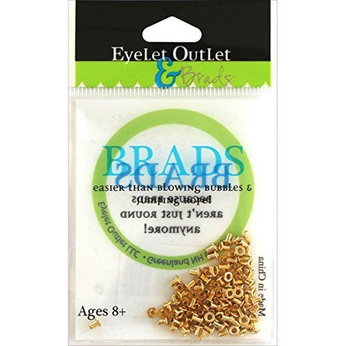 Eyelet Outlet Eyelets ,100 per Pack, 1/16", Gold - Image 5