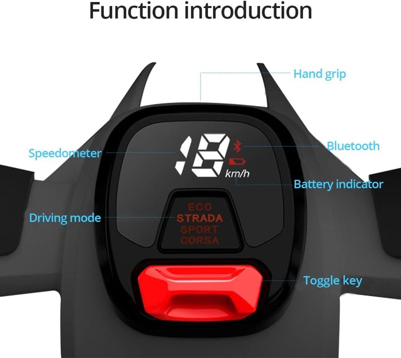 AULPACO Stopwatch Assembly Instrument Display Accessories Compatible with Segway Ninebot Gokart Kit/Gokart PRO/Gokart Lamborghini Electric Kart,NOT for Gokart Kit2/Gokart Pro2 - Image 3